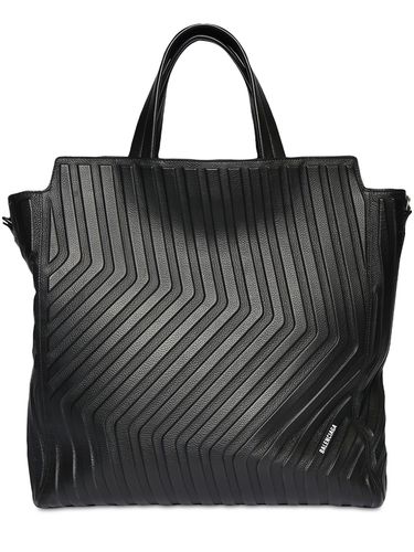 Sac Cabas Moyen En Cuir North-south - BALENCIAGA - Modalova