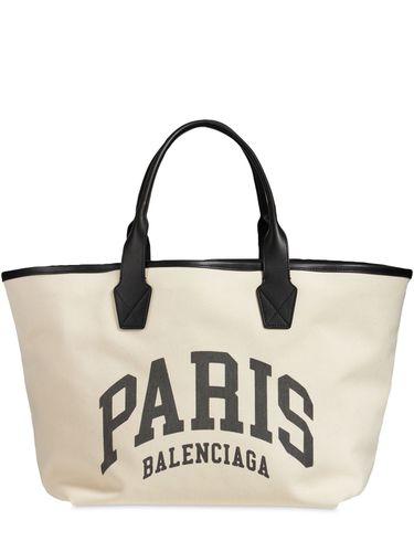 Sac Cabas En Toile L Cities Jumbo - BALENCIAGA - Modalova