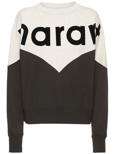 Sweat-shirt En Jersey De Coton À Logo Houston - MARANT ETOILE - Modalova