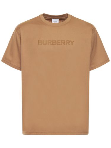 T-shirt En Jersey De Coton À Logo Harriston - BURBERRY - Modalova