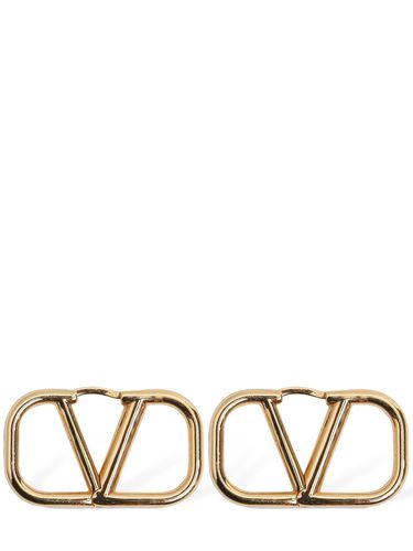 Clous D'oreilles V Logo 4 Cm - VALENTINO GARAVANI - Modalova