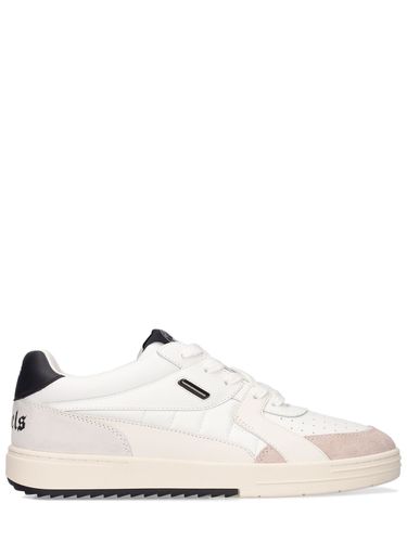 Sneakers Basses En Cuir Palm University - PALM ANGELS - Modalova