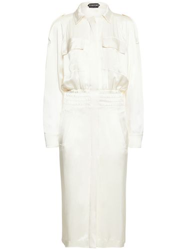 Robe Midi En Satin Fluide - TOM FORD - Modalova