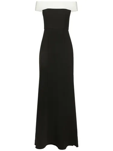 Robe Longue À Col Bardot - ROLAND MOURET - Modalova