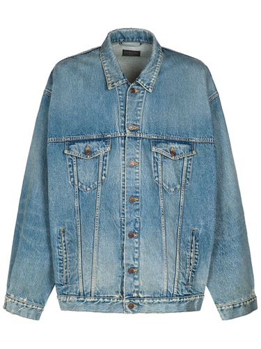 Veste Oversize En Denim - BALENCIAGA - Modalova