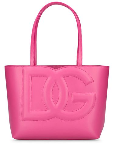 Petit Sac Cabas En Cuir À Logo Dg - DOLCE & GABBANA - Modalova