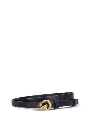 Ceinture En Cuir Knot 1,2 Cm - BOTTEGA VENETA - Modalova