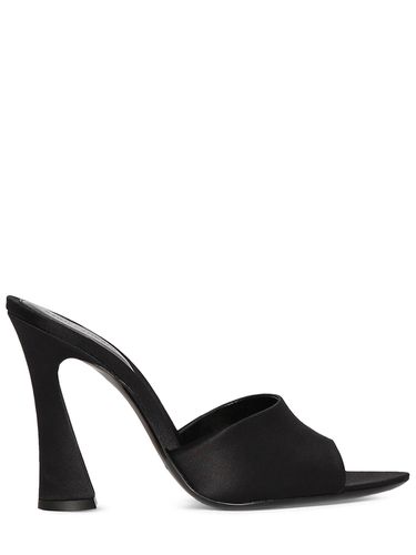 Sandales Style Mules En Satin Suite 105 Mm - SAINT LAURENT - Modalova