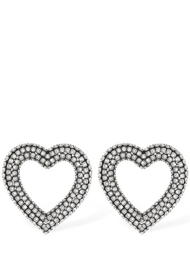 Boucles D'oreilles En Laiton Heart 2.0 - BALENCIAGA - Modalova