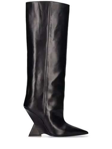 Bottes Hautes En Cuir Cheope 105 Mm - THE ATTICO - Modalova