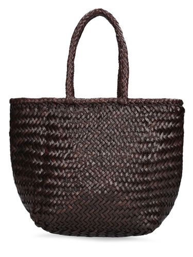 Petit Panier En Cuir Tressé Grace - DRAGON DIFFUSION - Modalova