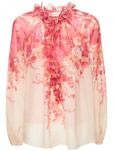 Chemise En Coton Et Soie High Tide Billow - ZIMMERMANN - Modalova