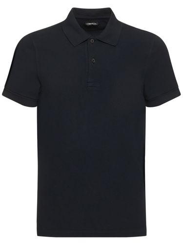 Polo En Piqué De Coton Tennis - TOM FORD - Modalova