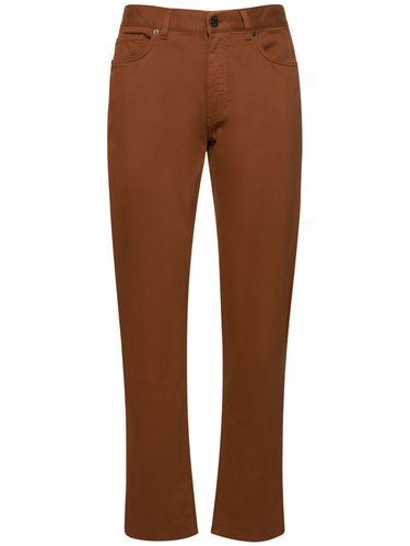 Pantalon En Gabardine Stretch - ZEGNA - Modalova