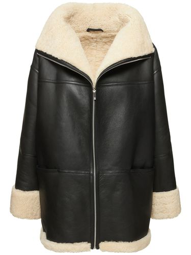 Manteau Zippé En Shearling - TOTEME - Modalova