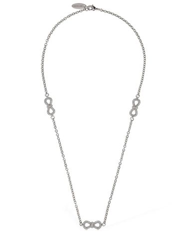 Collier À Double Nœud En Cristaux - MACH & MACH - Modalova