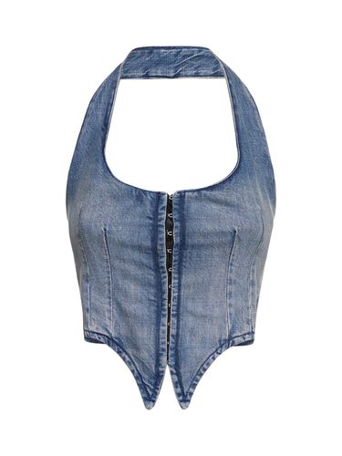 Veste Sans Manches En Denim De Coton Dani - MIAOU - Modalova