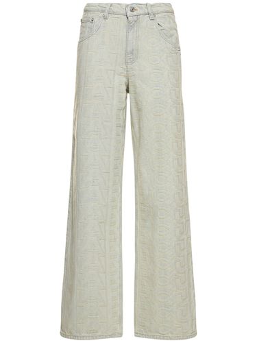 Pantalon En Denim À Monogramme - MARC JACOBS - Modalova