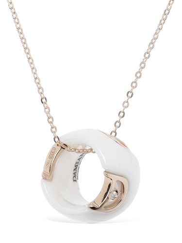 Collier En Céramique Et Or 18 K D. Icon - DAMIANI - Modalova