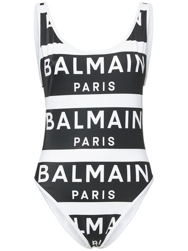 Maillot De Bain Une Pièce À Imprimé Logo - BALMAIN - Modalova