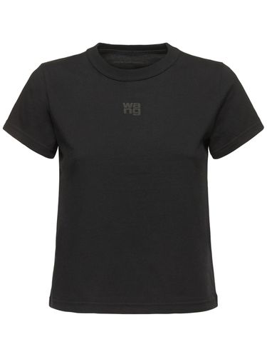 T-shirt En Jersey De Coton Essential - ALEXANDER WANG - Modalova