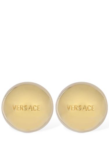 Clous D'oreilles Avec Lettres - VERSACE - Modalova