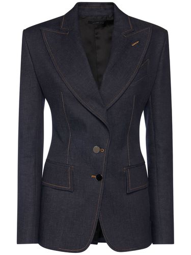 Veste En Denim À Boutonnage Simple - TOM FORD - Modalova