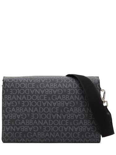 Sacoche En Jacquard À Logo - DOLCE & GABBANA - Modalova