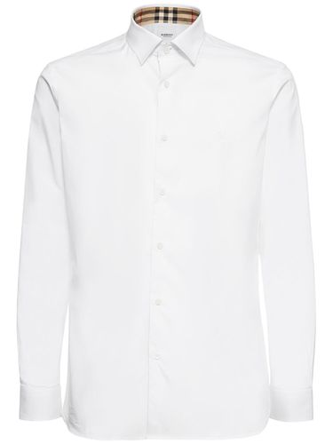 Chemise En Coton Stretch Sherfield - BURBERRY - Modalova