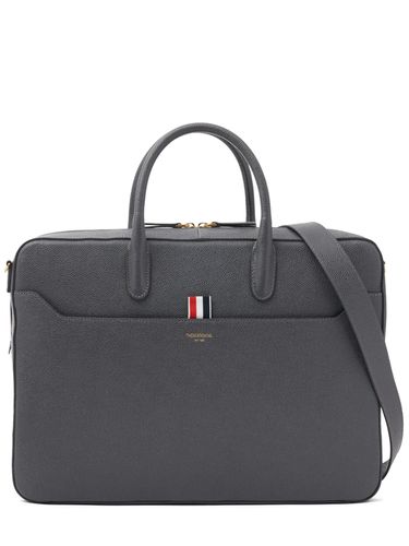 Sacoche En Cuir - THOM BROWNE - Modalova