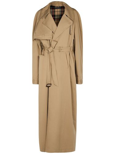 Trench-coat En Sergé De Coton - BALENCIAGA - Modalova