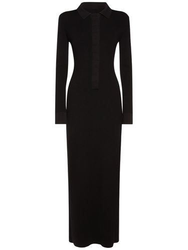 Robe Polo Midi En Laine Stretch À Manches Longues - TOM FORD - Modalova