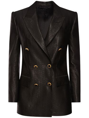 Veste En Lurex De Laine Mélangée - TOM FORD - Modalova