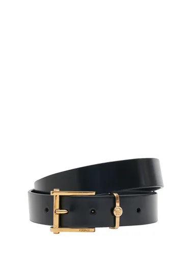 Ceinture En Cuir 30 Mm - VERSACE - Modalova