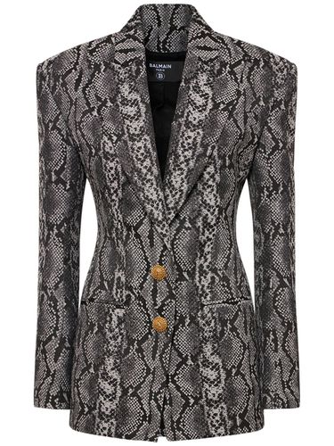 Veste Cintrée À Boutonnage Simple - BALMAIN - Modalova