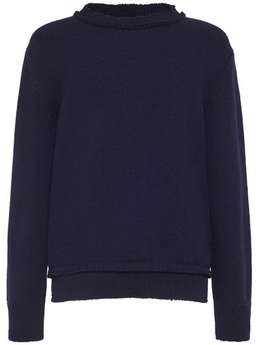 Pull-over En Maille De Laine Mélangée Shetland - MAISON MARGIELA - Modalova