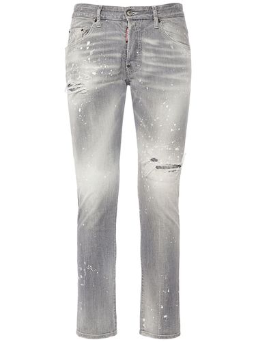 Jean Skater En Denim De Coton Stretch - DSQUARED2 - Modalova