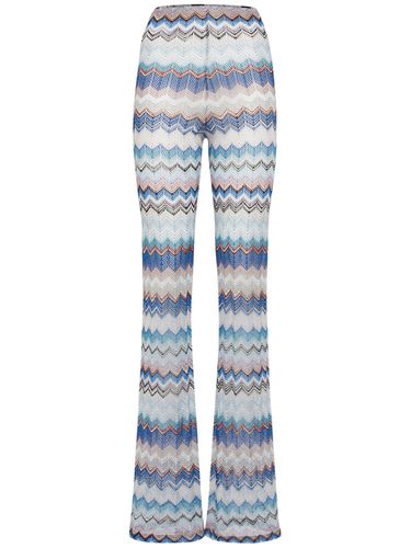 Pantalon Évasé En Crochet À Chevrons - MISSONI - Modalova