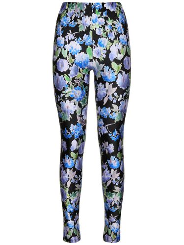 Legging En Lycra Imprimé Floral - PHILOSOPHY DI LORENZO SERAFINI - Modalova