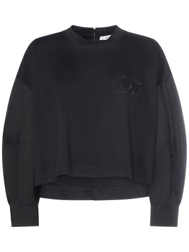 Sweat-shirt En Jersey De Coton Brodé - MAX MARA - Modalova