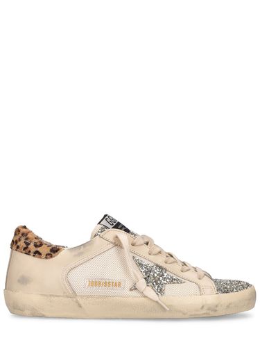 Baskets En Cuir Et Mesh Super-star 20 Mm - GOLDEN GOOSE - Modalova