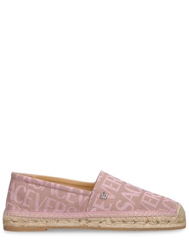 Espadrilles En Toile - VERSACE - Modalova