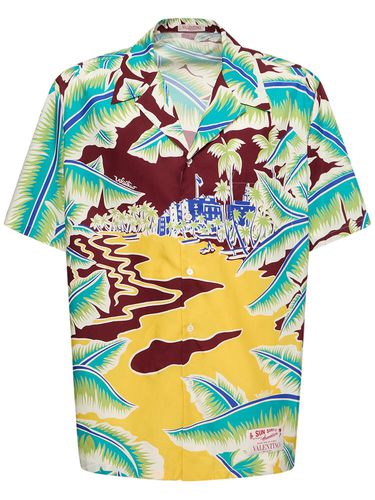 Chemise En Coton Imprimé Surf Rider - VALENTINO - Modalova