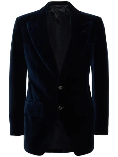 Blazer En Velours Léger Atticus - TOM FORD - Modalova