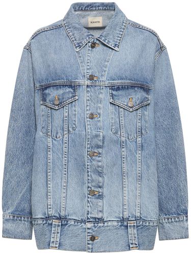 Veste En Denim De Coton Grizzo - KHAITE - Modalova