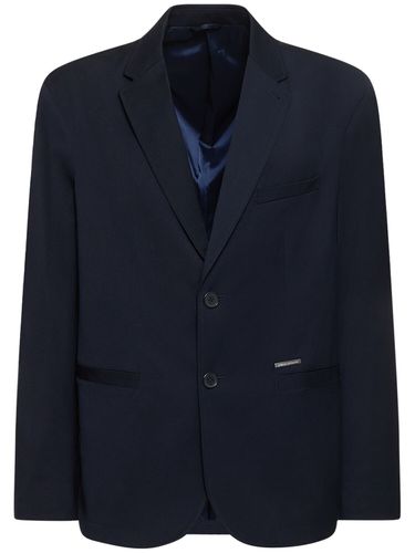 Blazer En Laine Mélangée Stretch - ARMANI EXCHANGE - Modalova