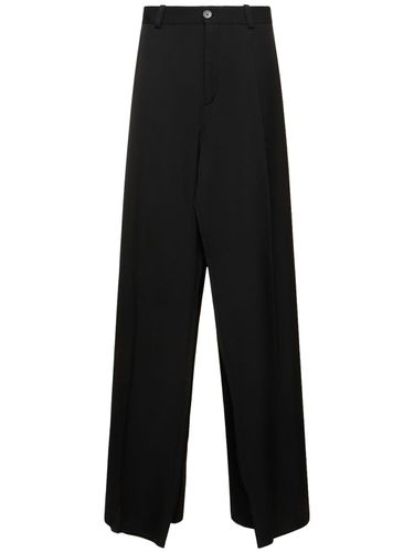 Pantalon En Sergé De Laine - BALENCIAGA - Modalova