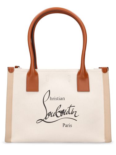 Petit Sac Cabas En Toile Nastroloubi - CHRISTIAN LOUBOUTIN - Modalova