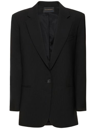 Blazer Oversize En Laine Mélangée Guia - THE ANDAMANE - Modalova