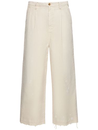 Pantalon Oversize En Coton Délavé - DOUBLET - Modalova